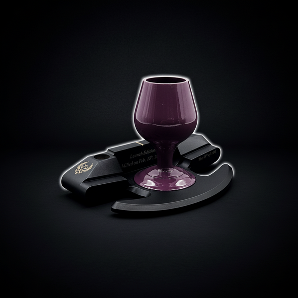 Wing + Wine Glass